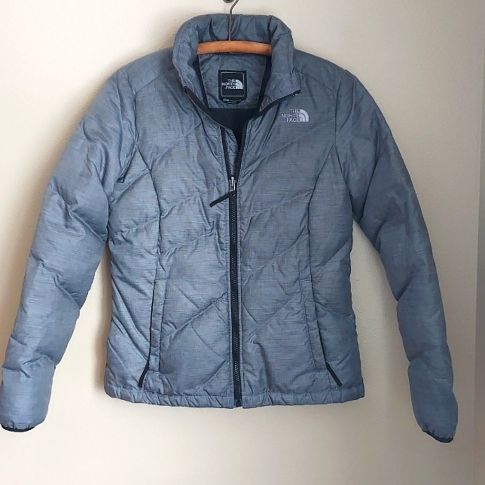 Womens Gray NorthFace Puffer Jacket Size S